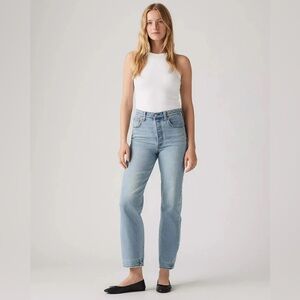 Levi’s Ribcage Straight Ankle Jeans Light Wash Size 26
